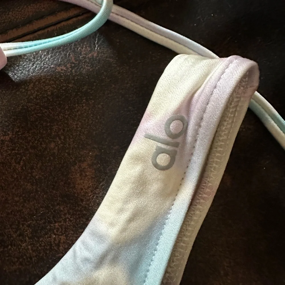 Alo Yoga ALO x Frankies Bikinis Katarina Top and Bottom - Pastel Checker (595)